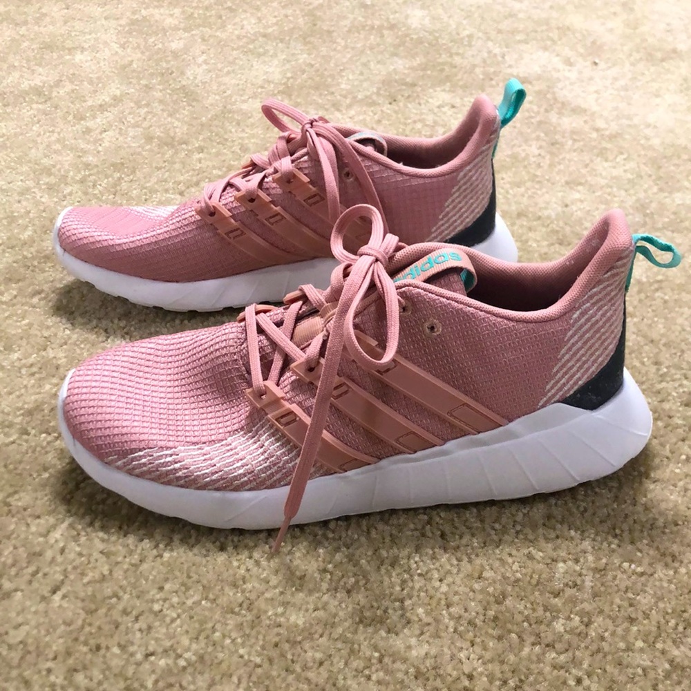 Adidas seamless rose pink Running shoes sneaker 7.5